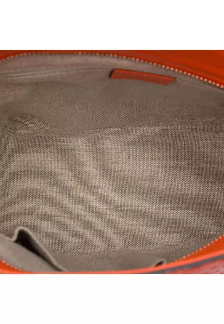 Pre-Loved Gucci Small Microguccissima Bree Satchel