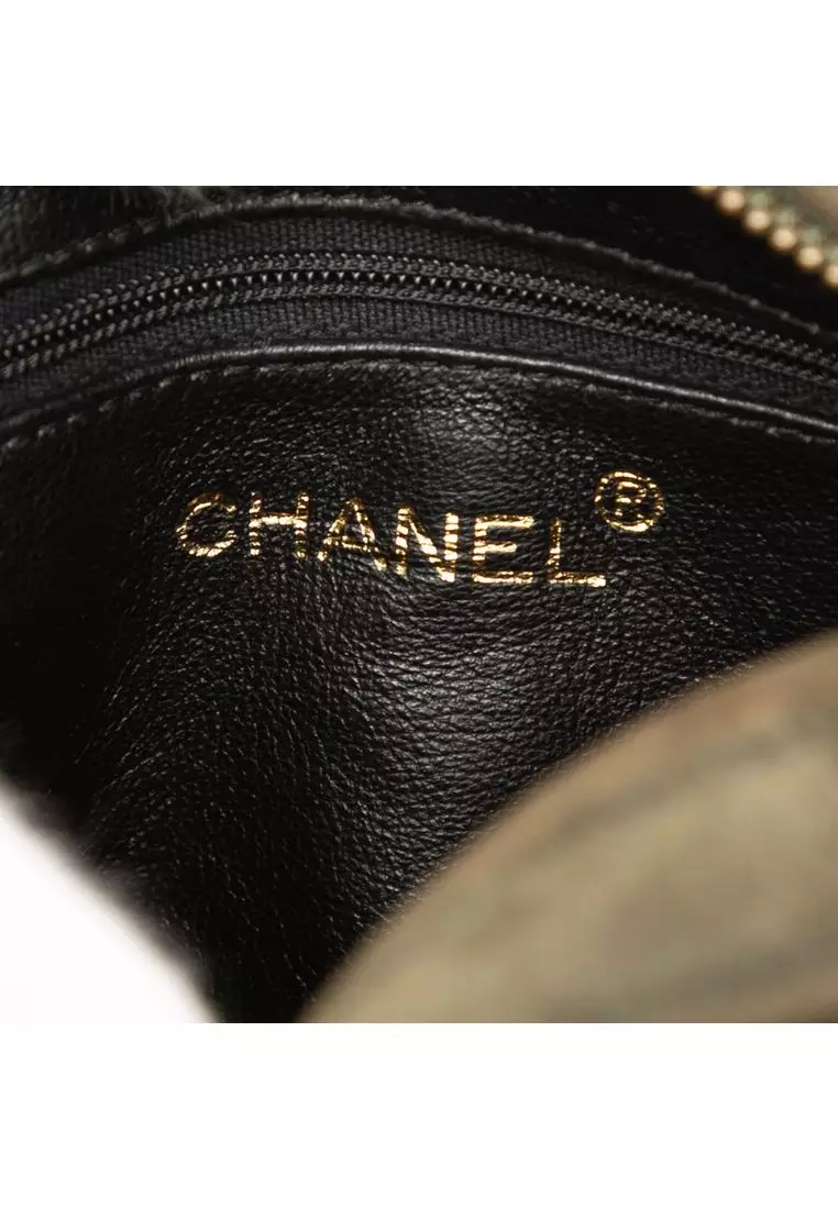 Pre-Loved Chanel Cc Suede Tassel Camera Bag