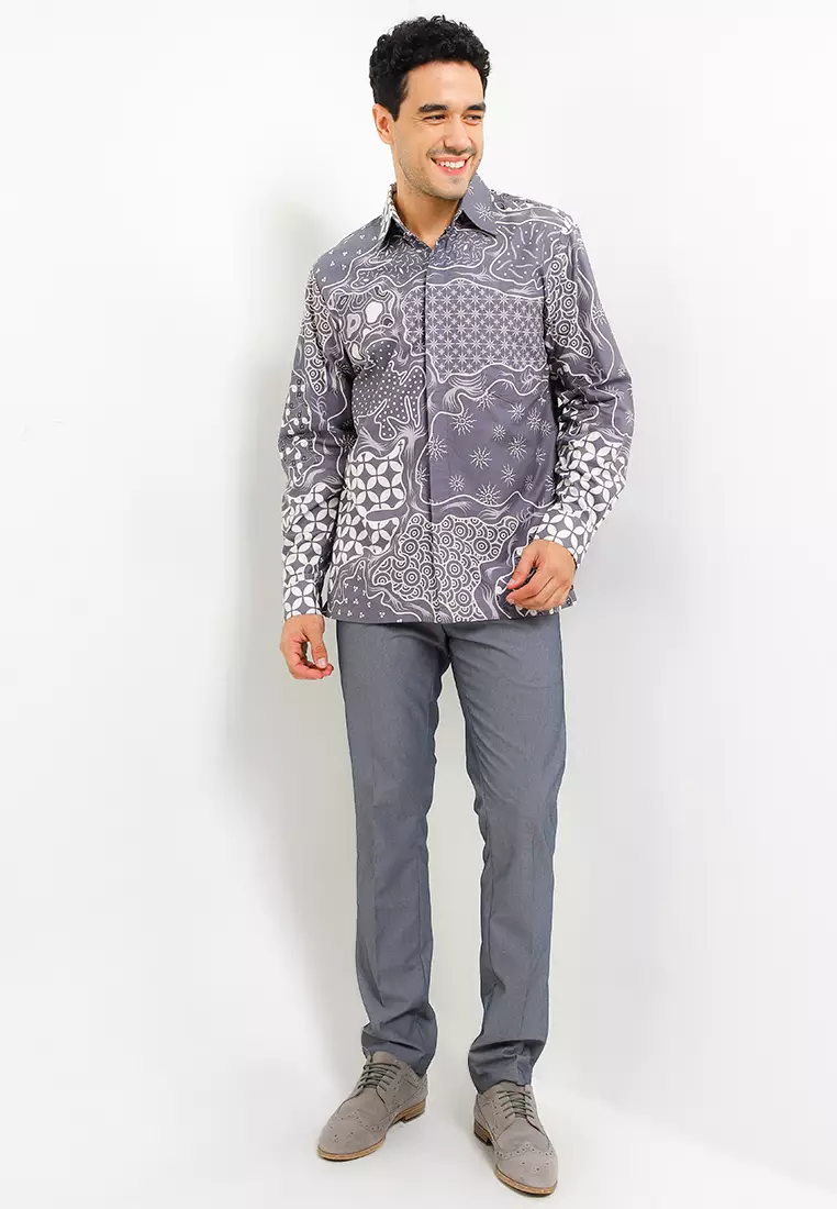 Carter Shirt Kemeja Batik Pria Panjang
