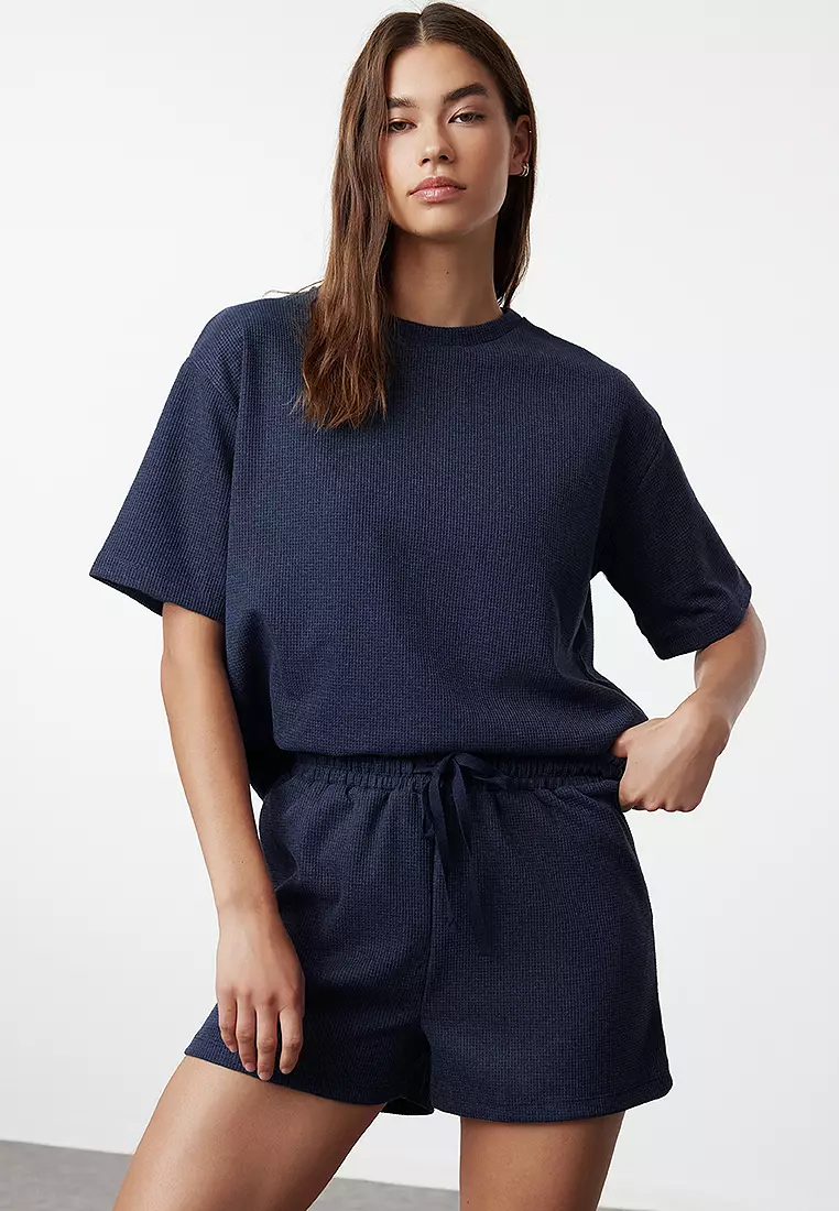 Waffle Knit Pyjamas Set