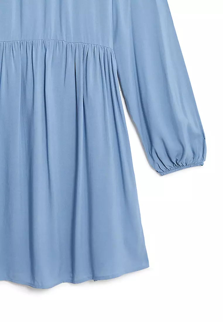 Funnel Neck Mini Dress