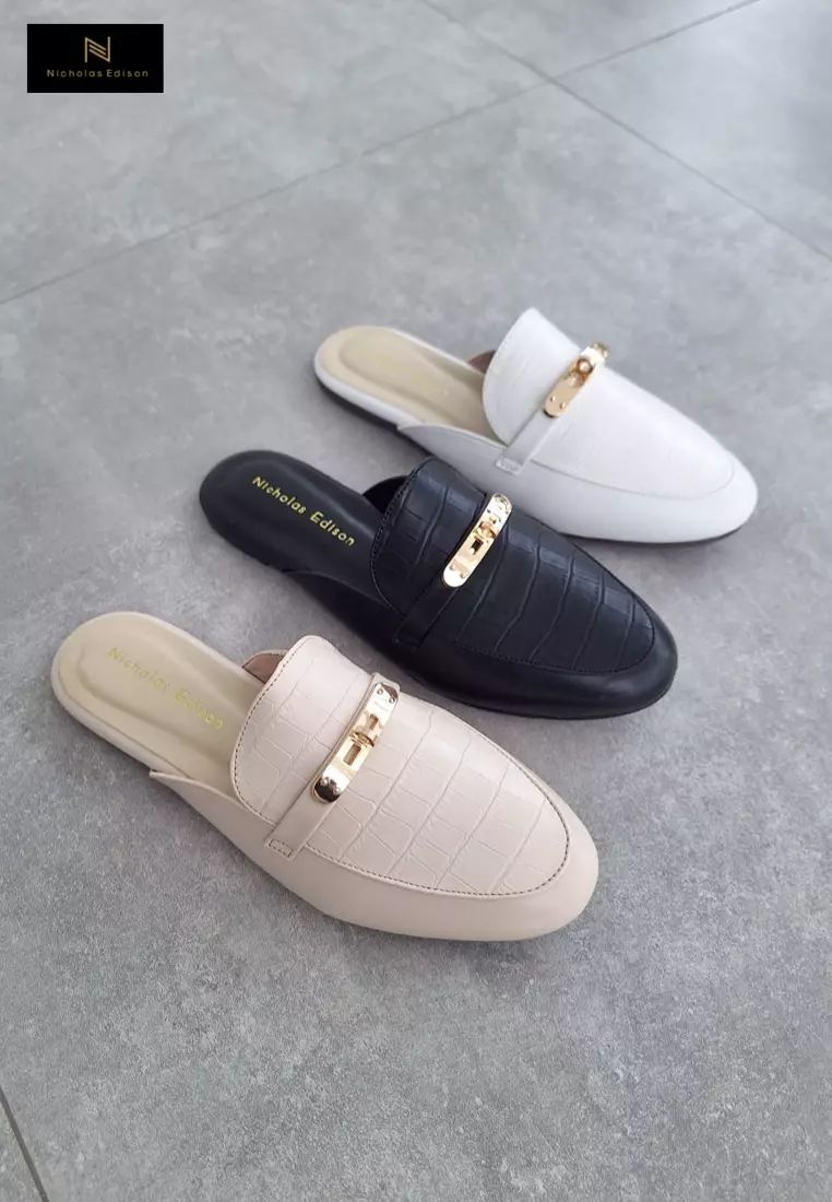 Nicholas Edison Flat Hiromi Cream
