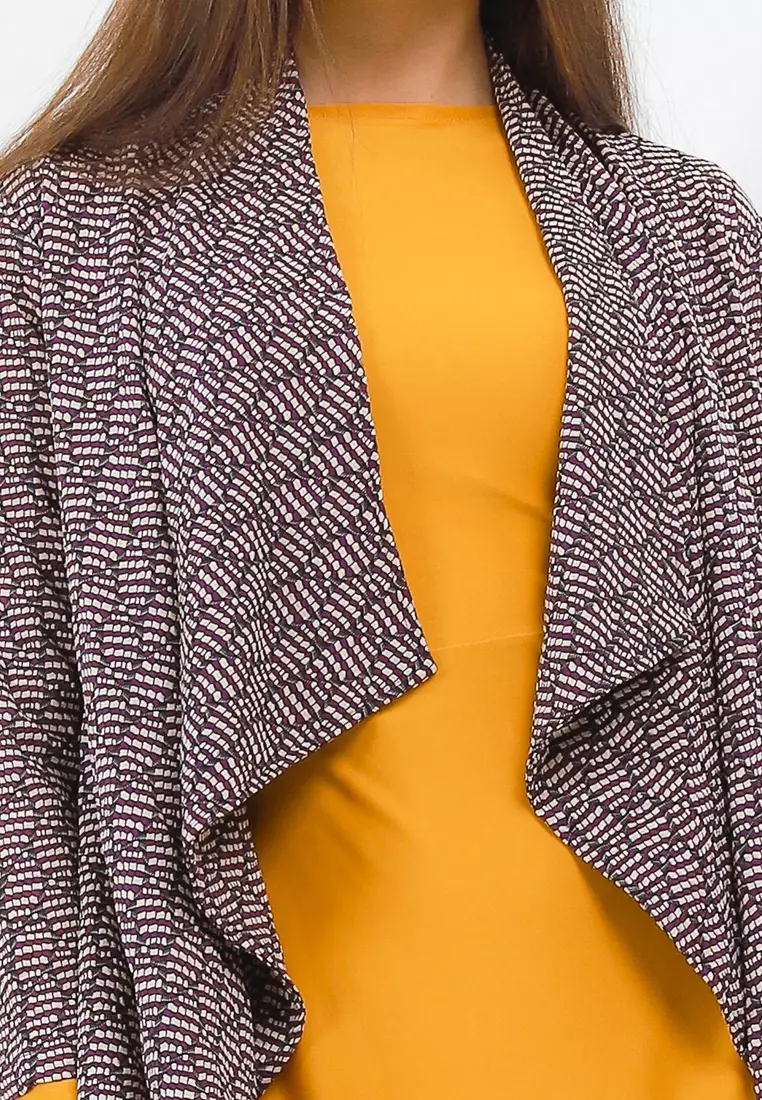 Lana Maxi Dress W/ Printed Jacket