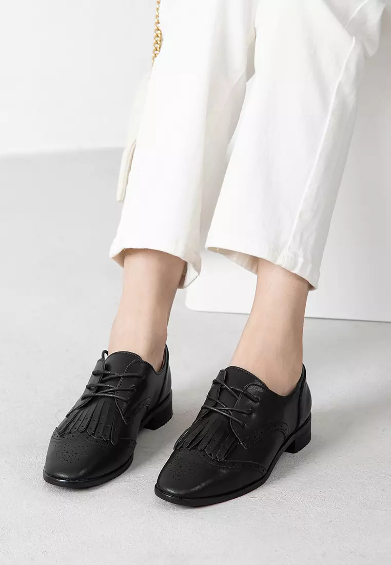 Brogue Leather Tassel Derbys TH926-3