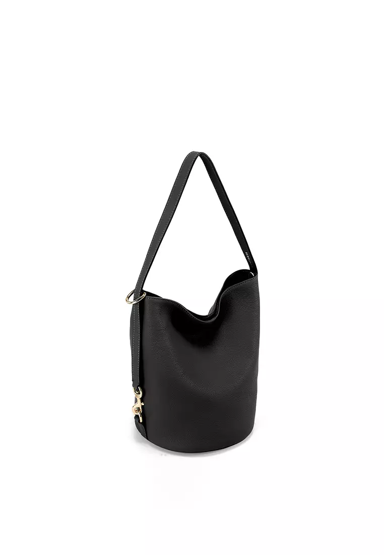 ORUKAMI Soft Convertible Bucket Bag - Black