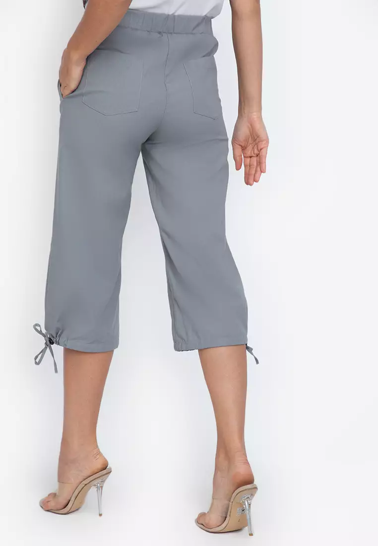 Buy FOREVER NEW Solid Regular Fit Blended Women's Formal Wear Cassie Culotte  Pant