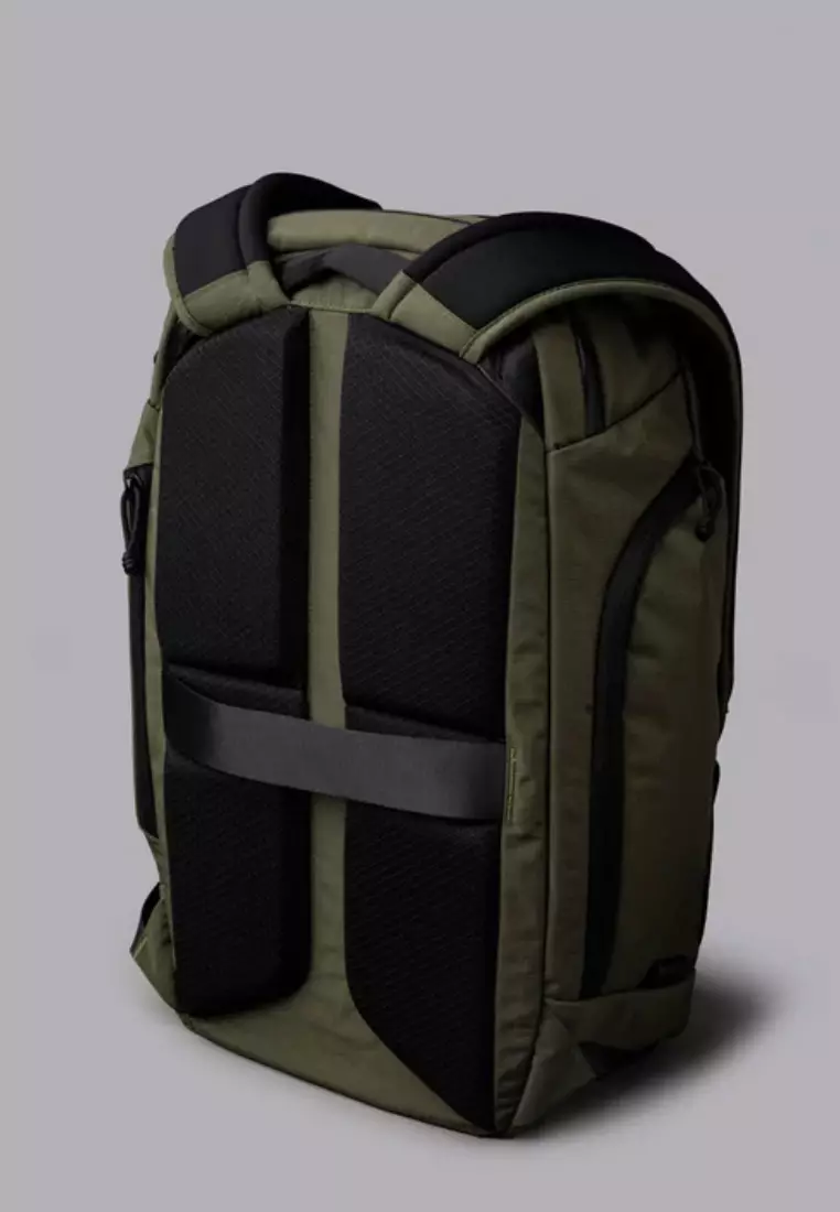ALPAKA Traverse Backpack 30L Premium Travel Backpack Kapasitas 30L Green Axoflux