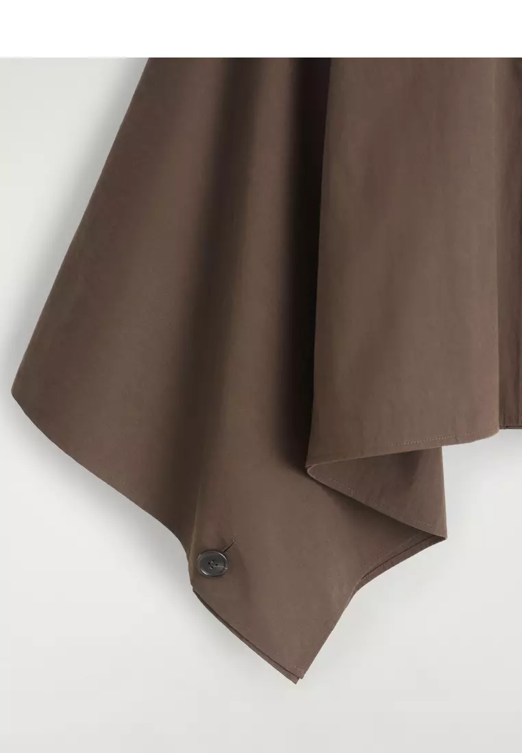 CROPPED TRENCH COAT CAPE