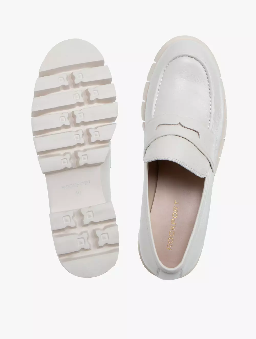 Rockport Women's MW198SK Loafers - Peach