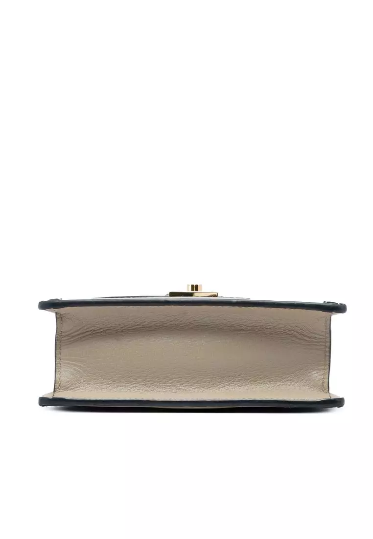Pre-Loved Gucci Small Gg Supreme Web Ophidia Top Handle Bag