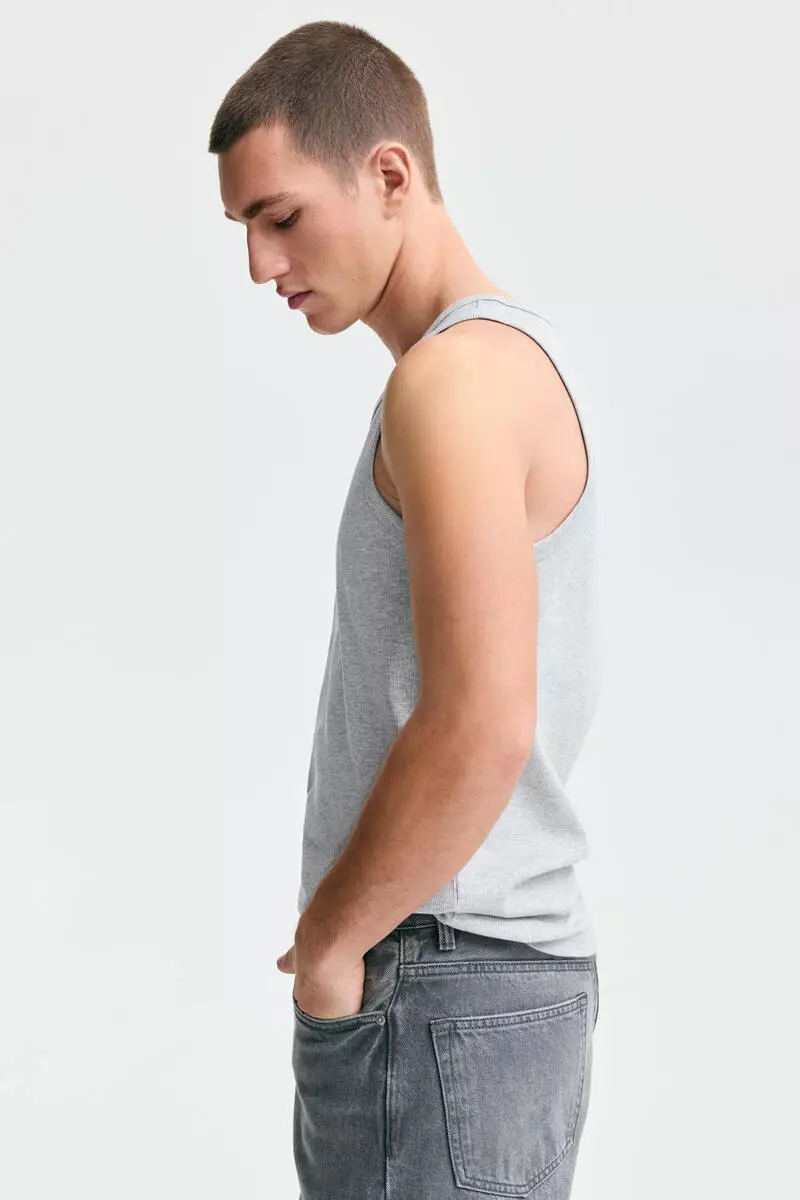 Slim Fit Ribbed vest top