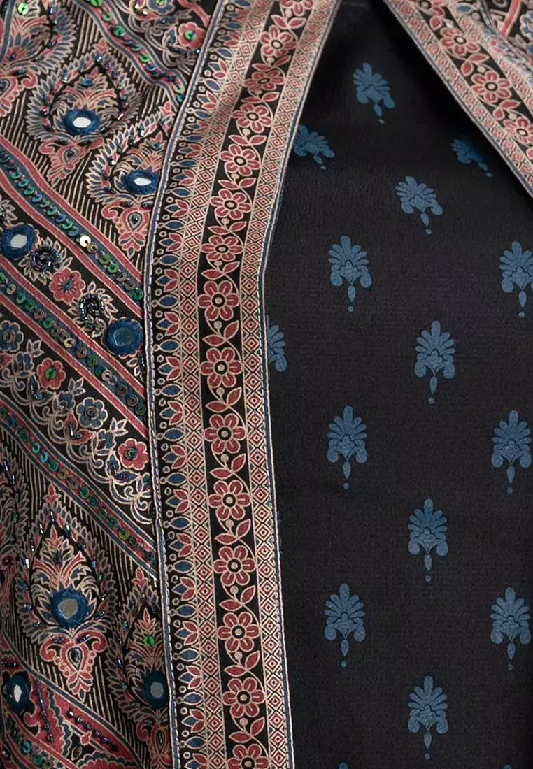 Le Reve 手工披肩式长款束腰外衣