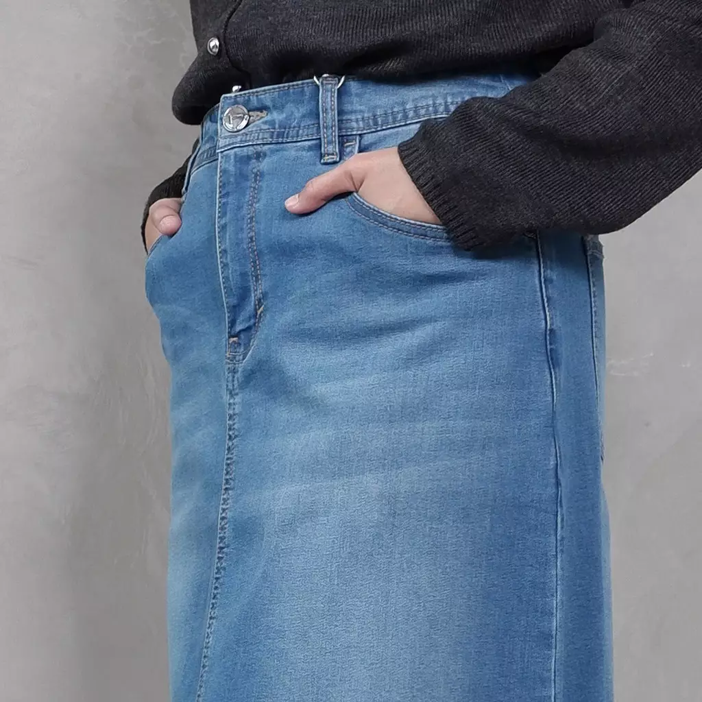 Triset Casuak Skirt Denim - TN301141033