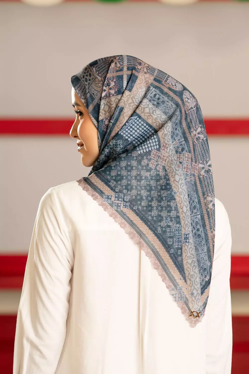 Klamby - Neera Scarf Teal Velvet