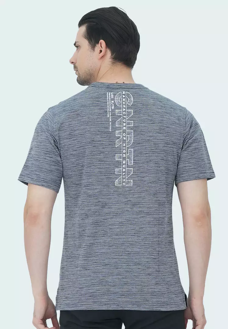 LGS - Kaos Casual - Kaos Grafis - Full Motif - Regular Fit - Abu - CTS.223.S3201.01.C