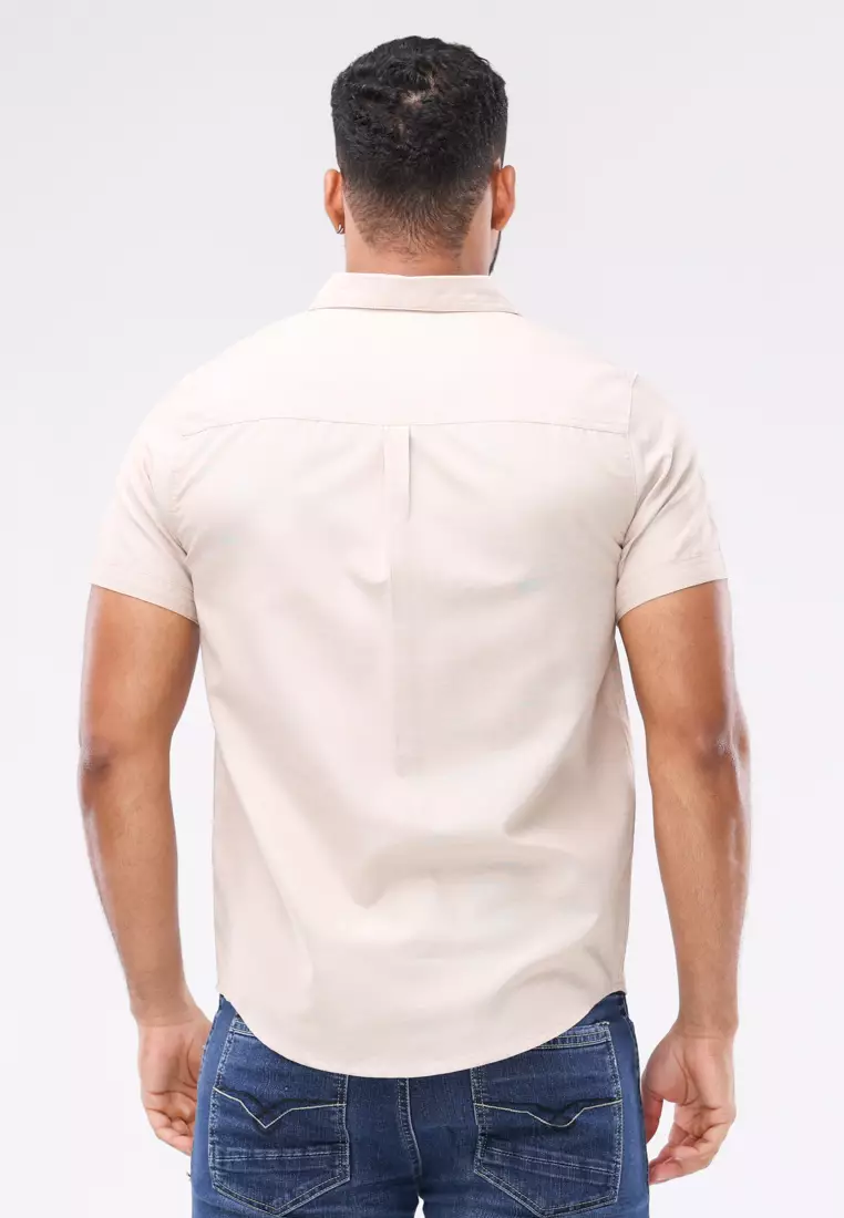 Woven Oxford Polo Short Sleeves
