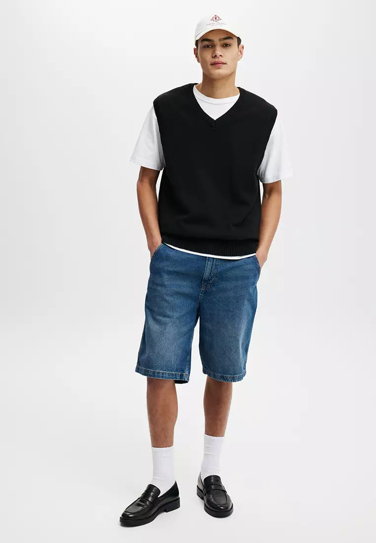 Baggy Denim Shorts