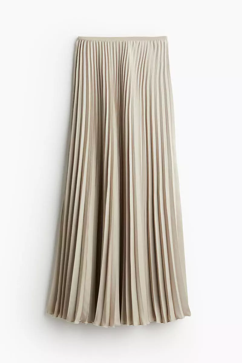 Buy H&M Pleated satin skirt Online | ZALORA Malaysia