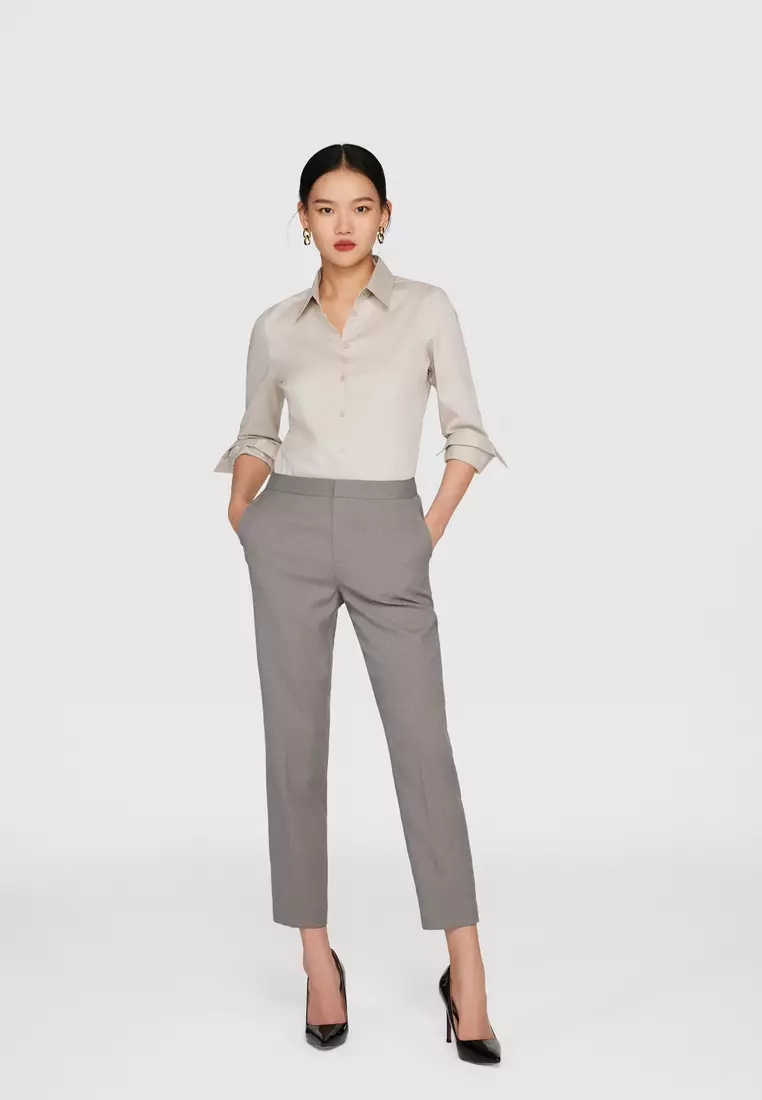 Easy Care Cigarette Suit Pants