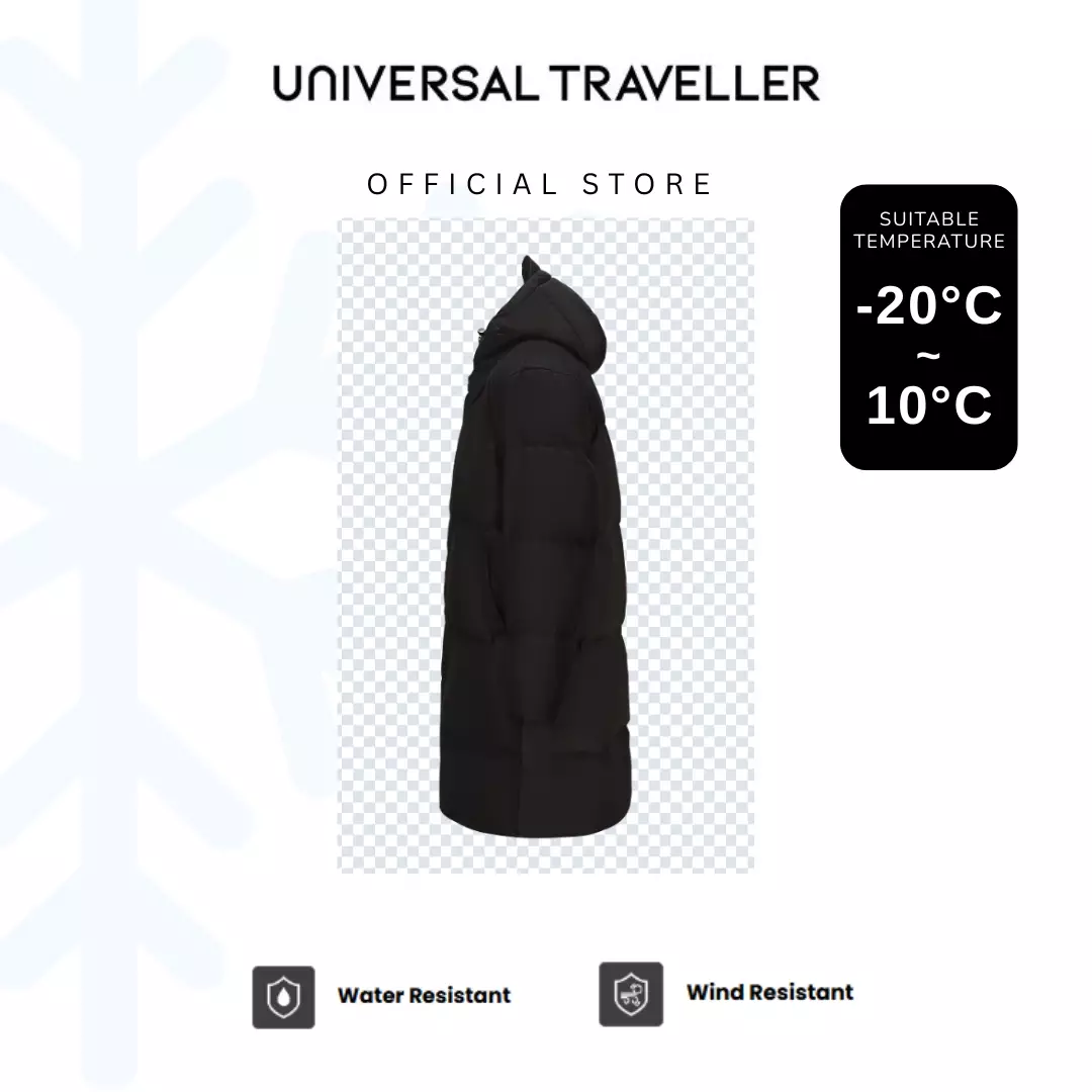 UNIVERSAL TRAVELLER DUAL STRUCTURE MID-LENGTH DOWN JACKET DJ25011