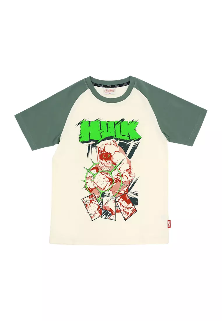 Boys Licensed Graphic Raglan T-Shirt "The Hulk"
