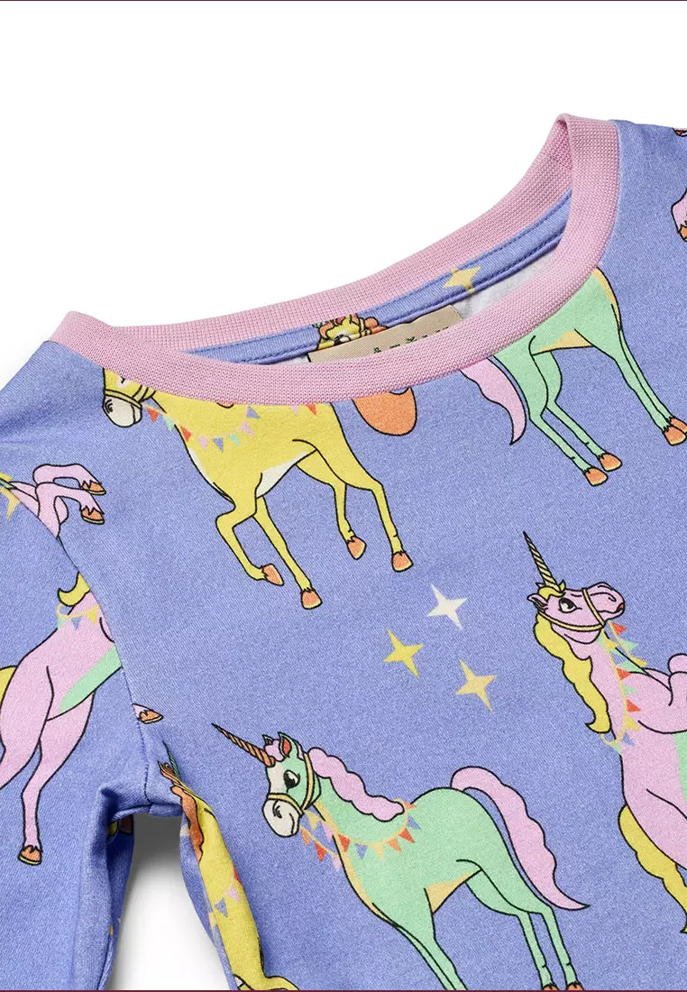 Nightwear set with unicorns