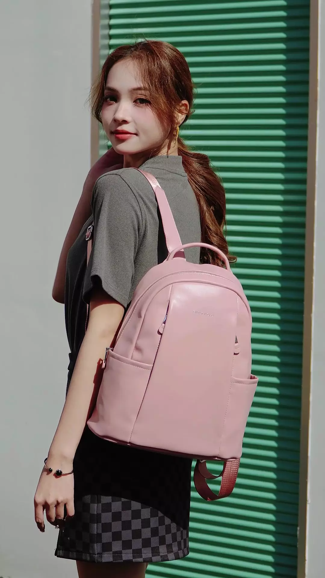 Women's Party Backpack (Tas Ransel Wanita / Tas Punggung Wanita) - Merah Jambu