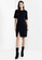 ck Calvin Klein navy Light Ponte Slit Dress FA5F4AA0555FADGS_4