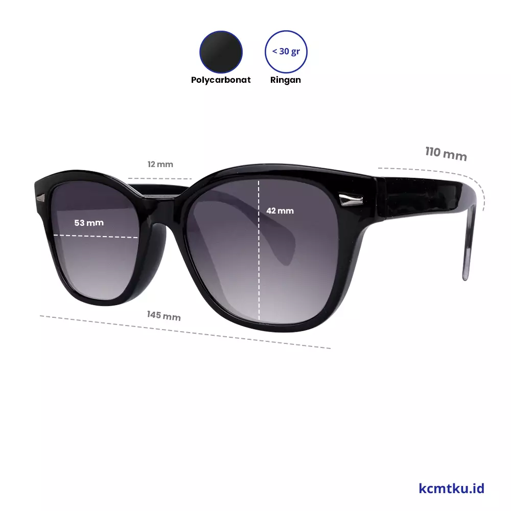 Yeppo Eyewear Sunglasses Anti UV - Black