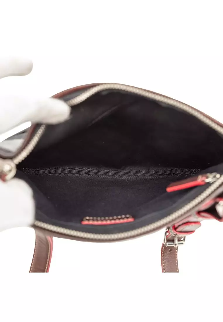 Pre-Loved Loewe Anagram Canvas Crossbody