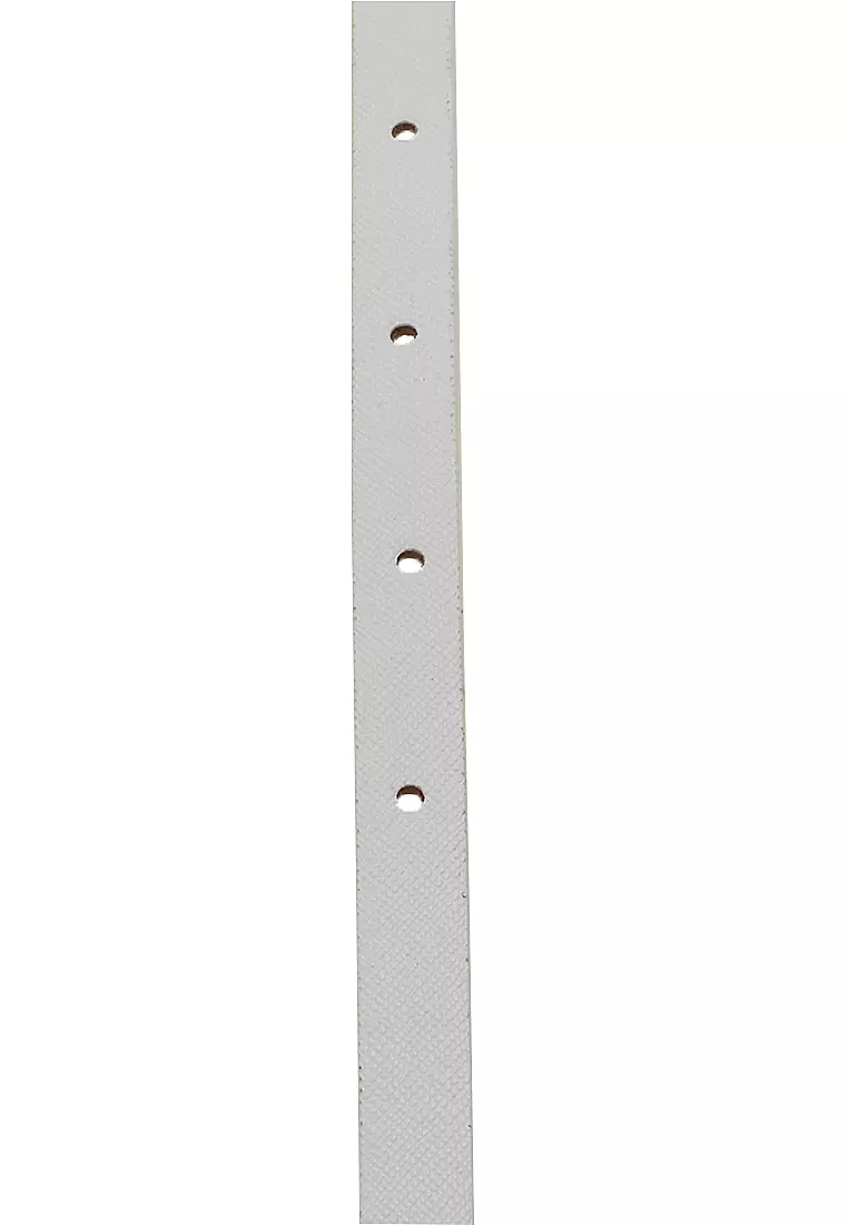 Fern Ikat Pinggang Gesper Wanita Stylish Casual Comfortable Material Leather Kulit ORIGINAL - White