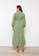 LC WAIKIKI green Shirt Collar Patterned Maternity Dress 7415FAA4D2D2ACGS_5
