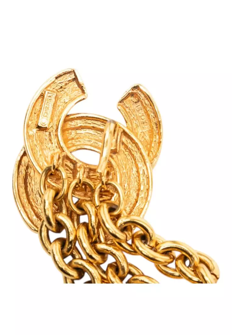 Buy Chanel Pre-Loved Chanel Gold Plated Quilted Cc Triple 