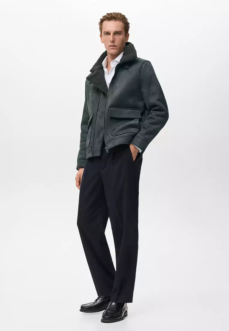 Double Face Jacket with Fleece Lining