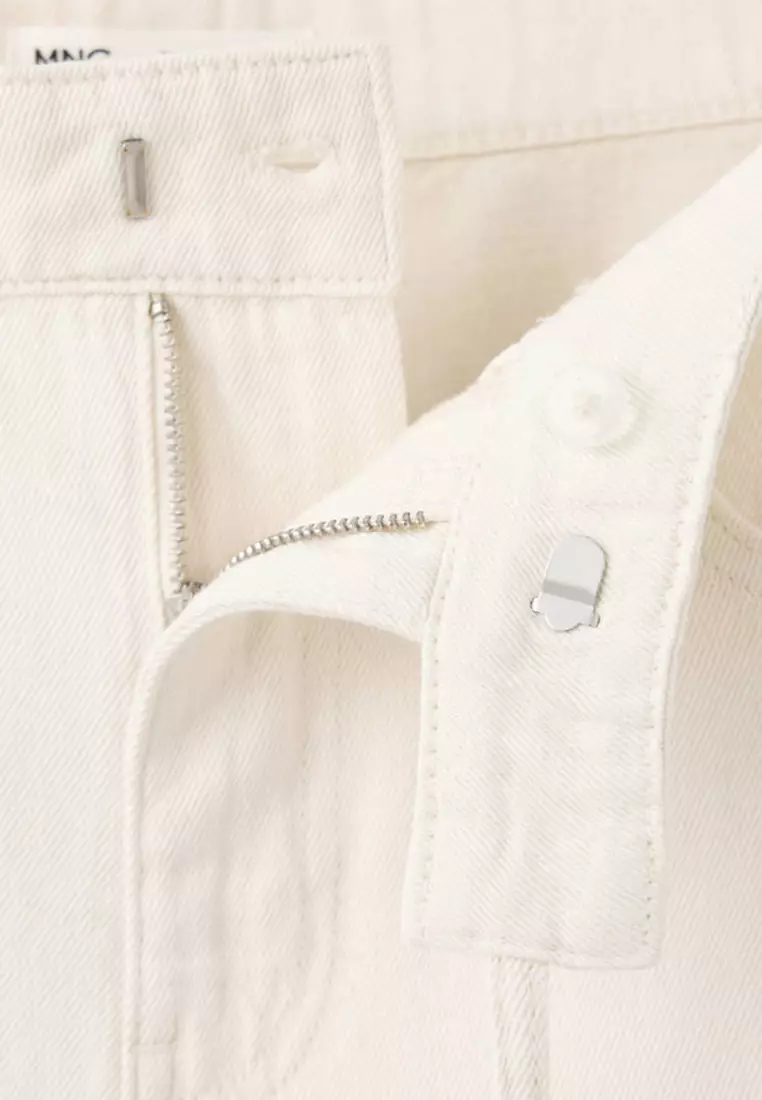 Low-Rise Tie Jeans