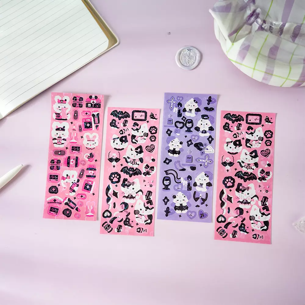 Kiddy Fun Joytop Set Diy Heartbeat Goo Card Sticker Random