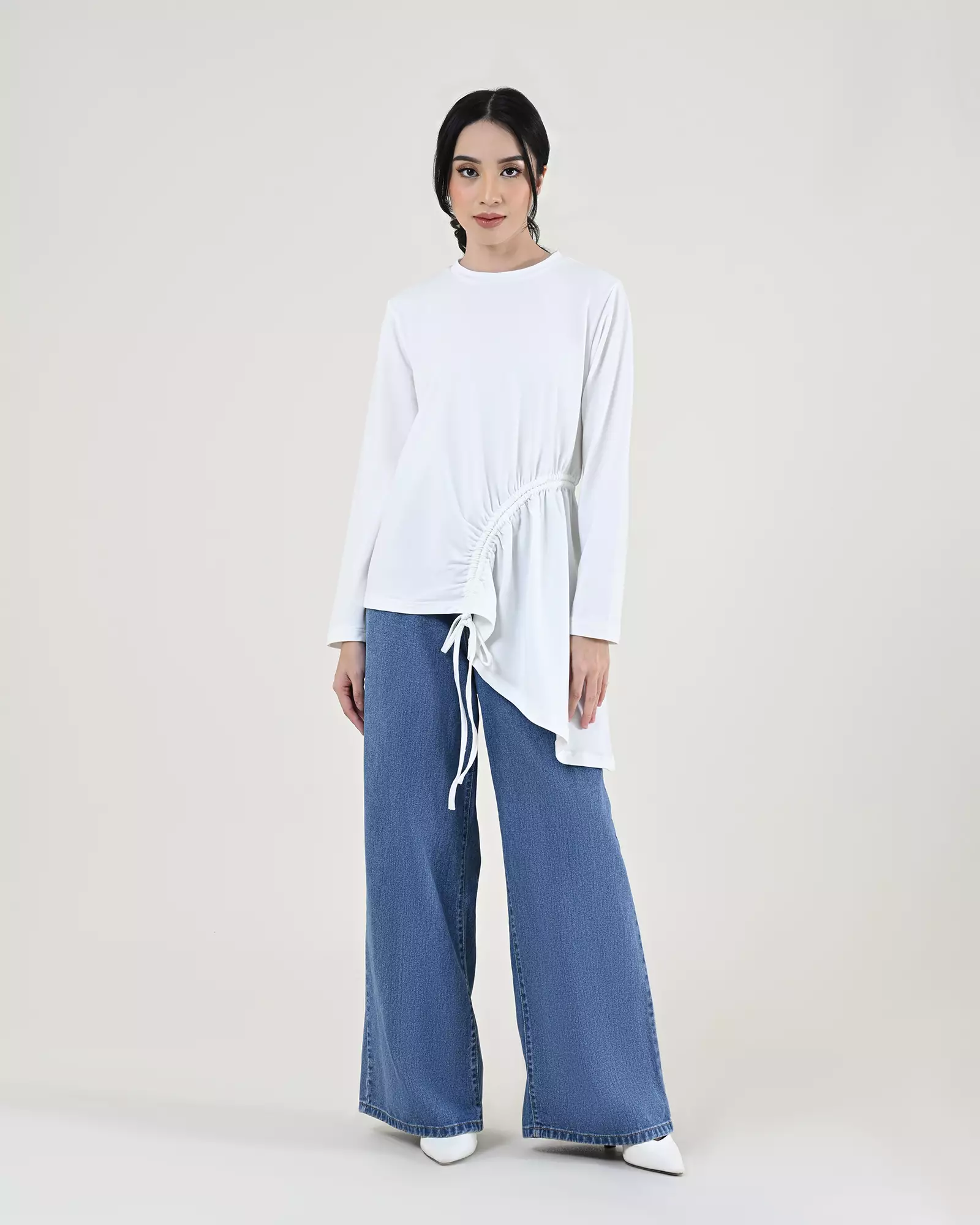 Geulis.id ALYA TEE - White