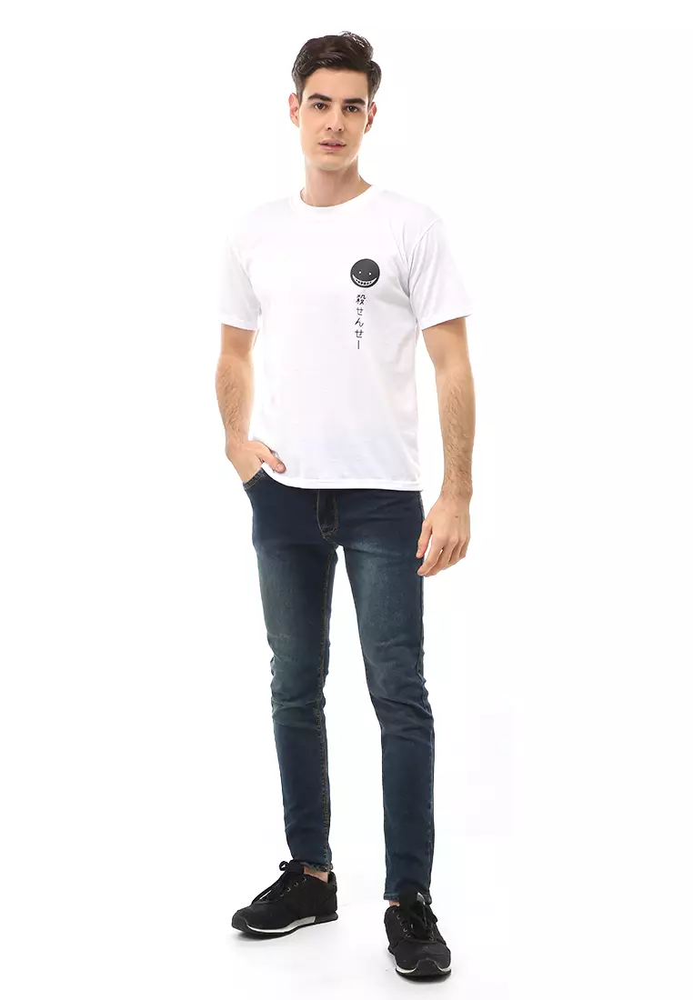 Jack T-Shirt Atasan Kasual Pria Lengan Pendek SImple Design Material Cotton ORIGINAL