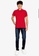 Freego red Pique Cotton Polo Shirt with Brand Embroidery 4E265AACAB6448GS_4