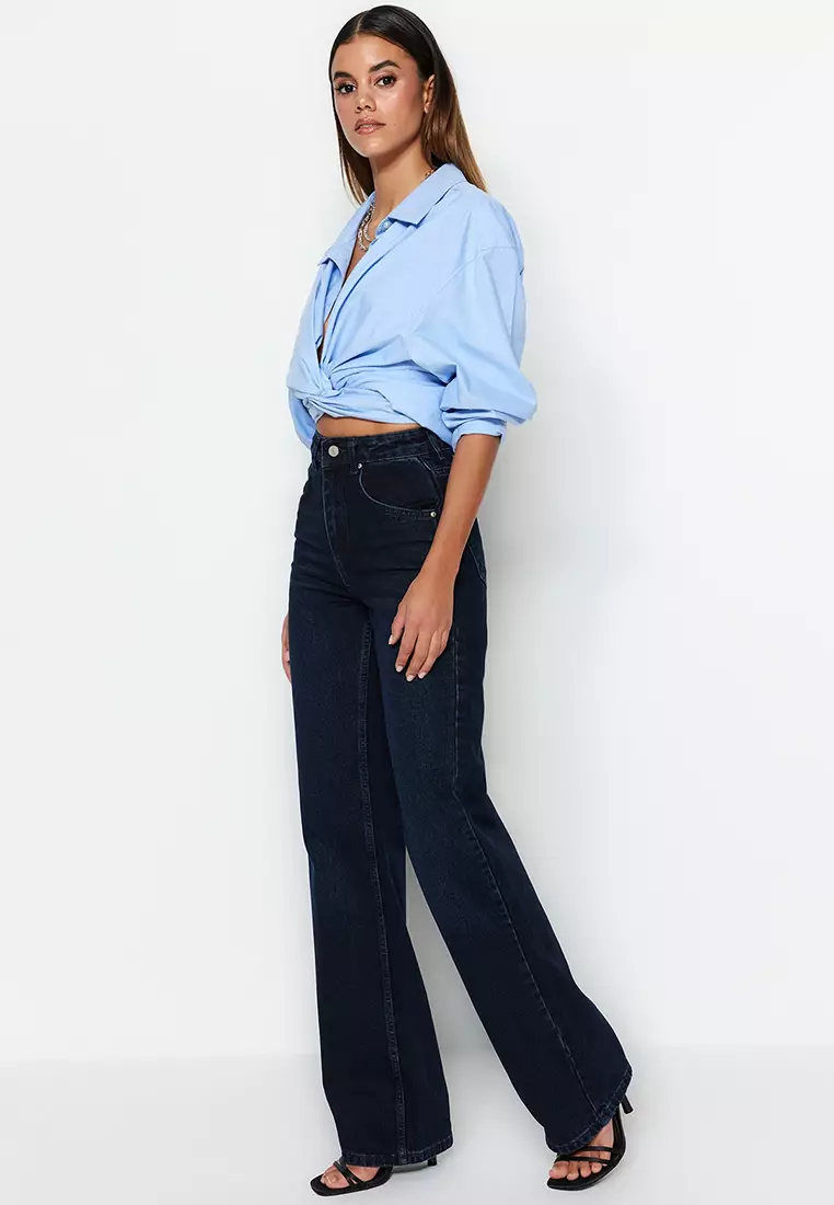 High Waist Wide Leg Jeans