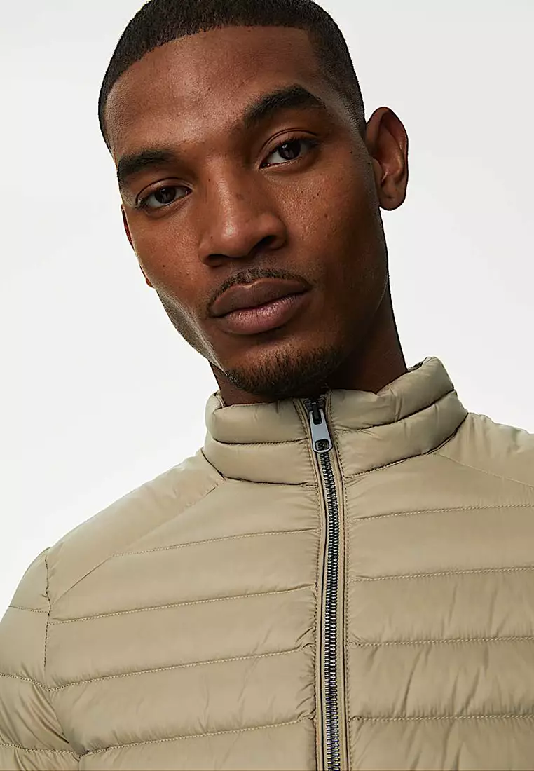 Feather and Down Puffer Jacket