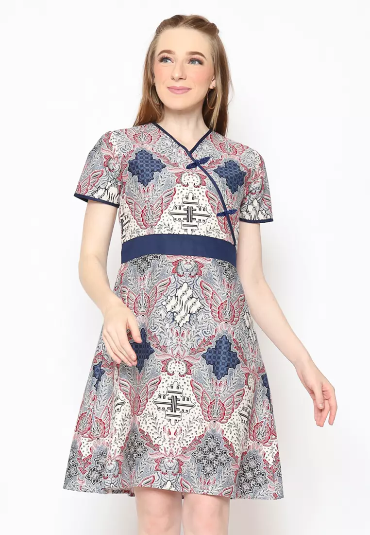 Jual Hadinata Batik Hadinata Batik Wanita Dress Furing Zeline Zoe