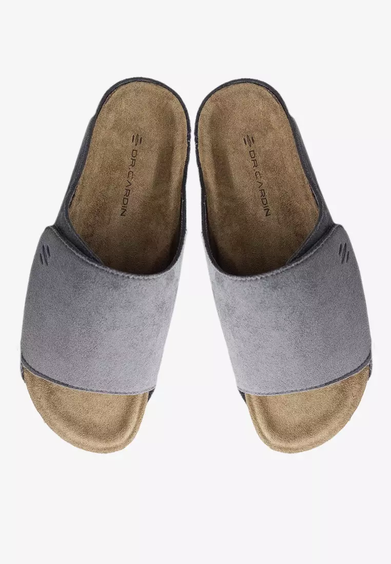 Dr. Cardin Men Cove Core Suede Comfort Sandals with Adjustable Strap D-SLB-8212