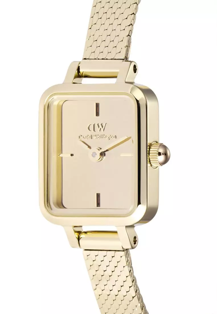 Quadro Mini Reflection Gold - Women Watch stainless steel watch DW Official Authentic Original 女士手錶 不銹鋼手錶 DW 官方正品原裝