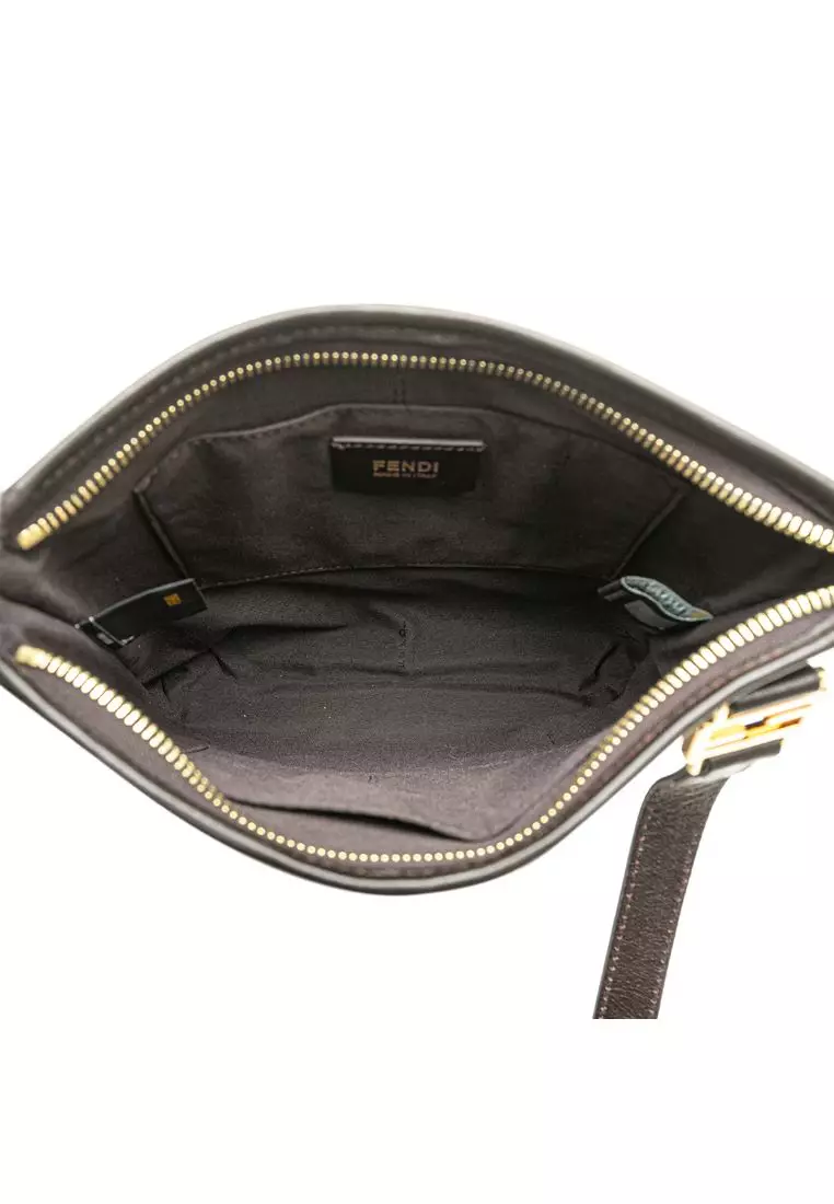 Pre-Loved Fendi Zucchino Spalmati Crossbody