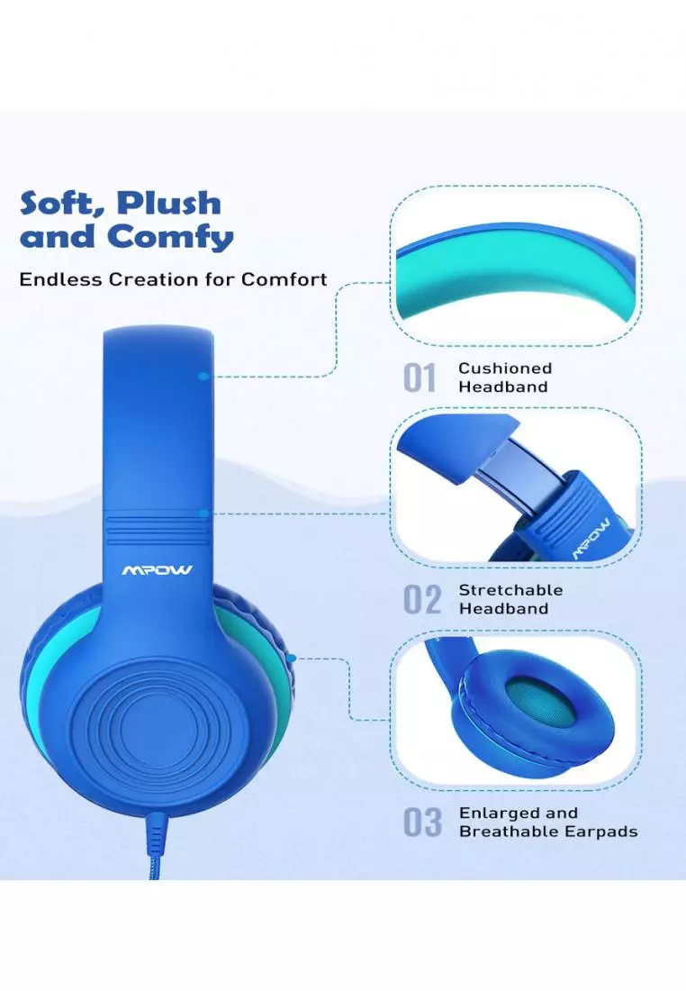 Buy MPOW Mpow CH6S Kids Headphones with Microphone Over Ear