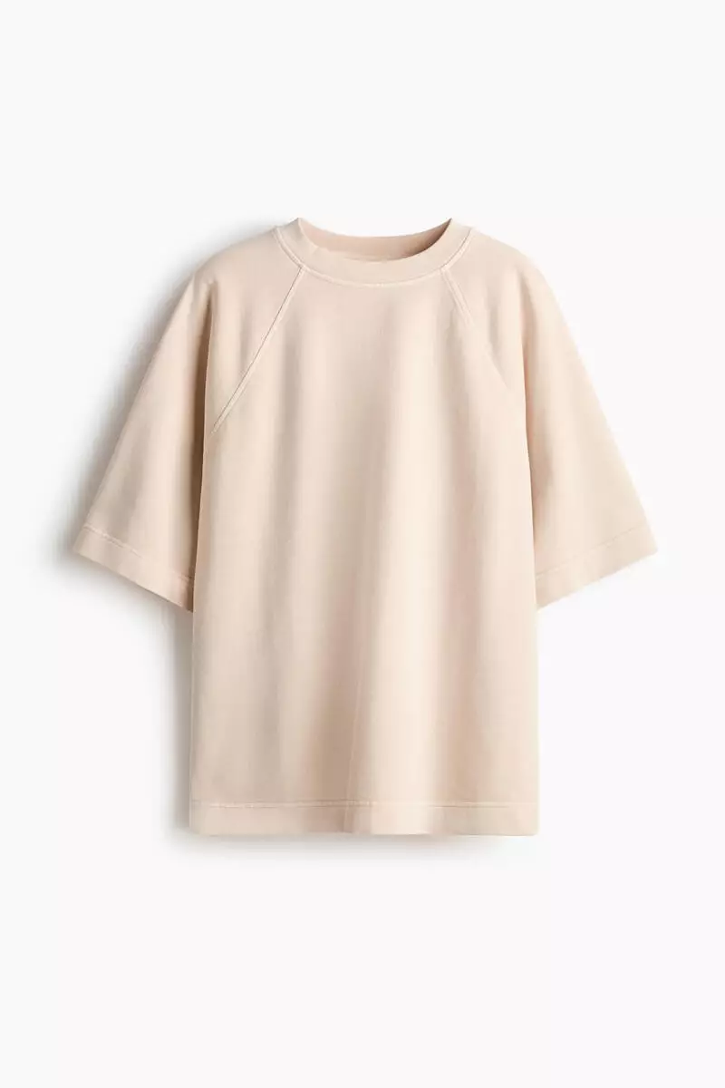 Short-sleeved sweatshirt
