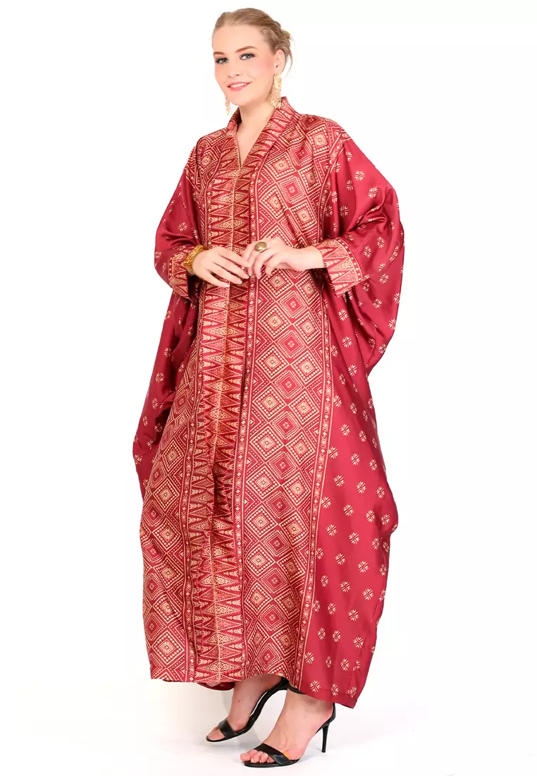Kanzi Exclusive Long Sleeve Songket Kaftan
