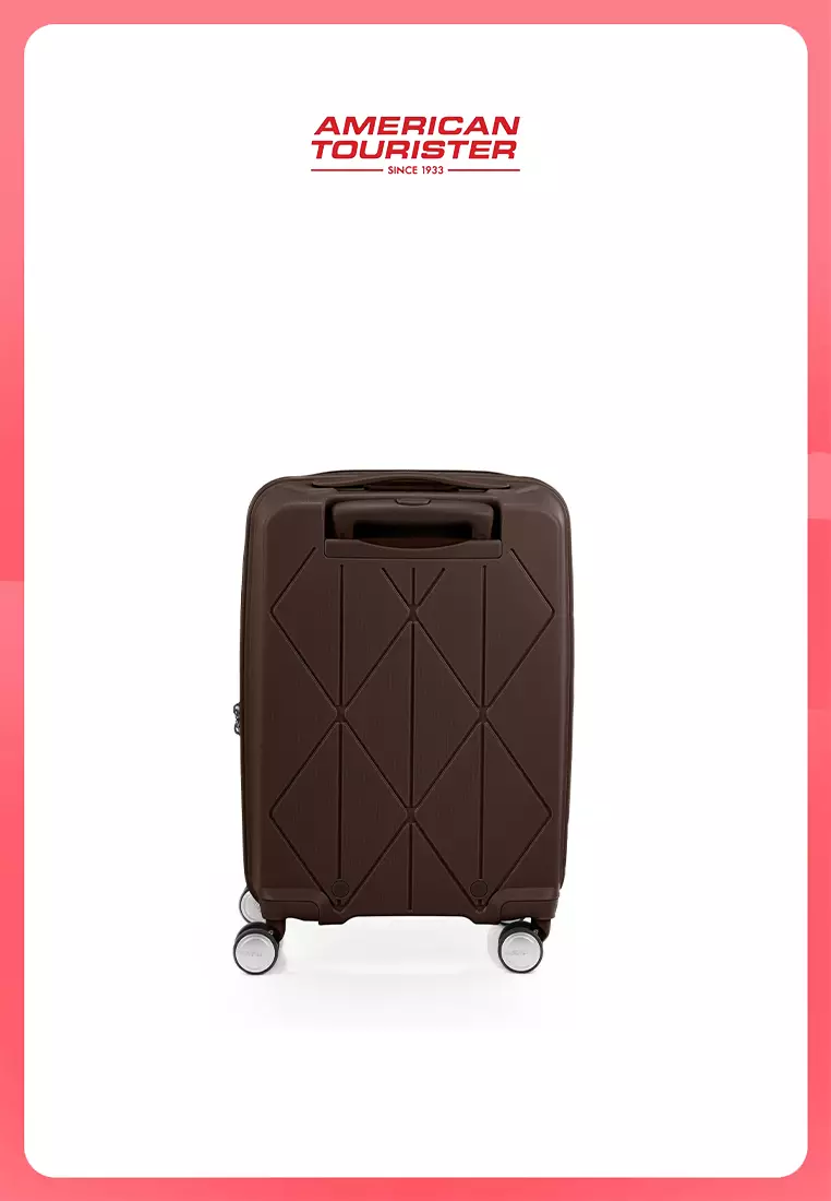 American Tourister Koper Hardcase Argyle Cabin 20 Inch TSA V2 - Dark Chocolate
