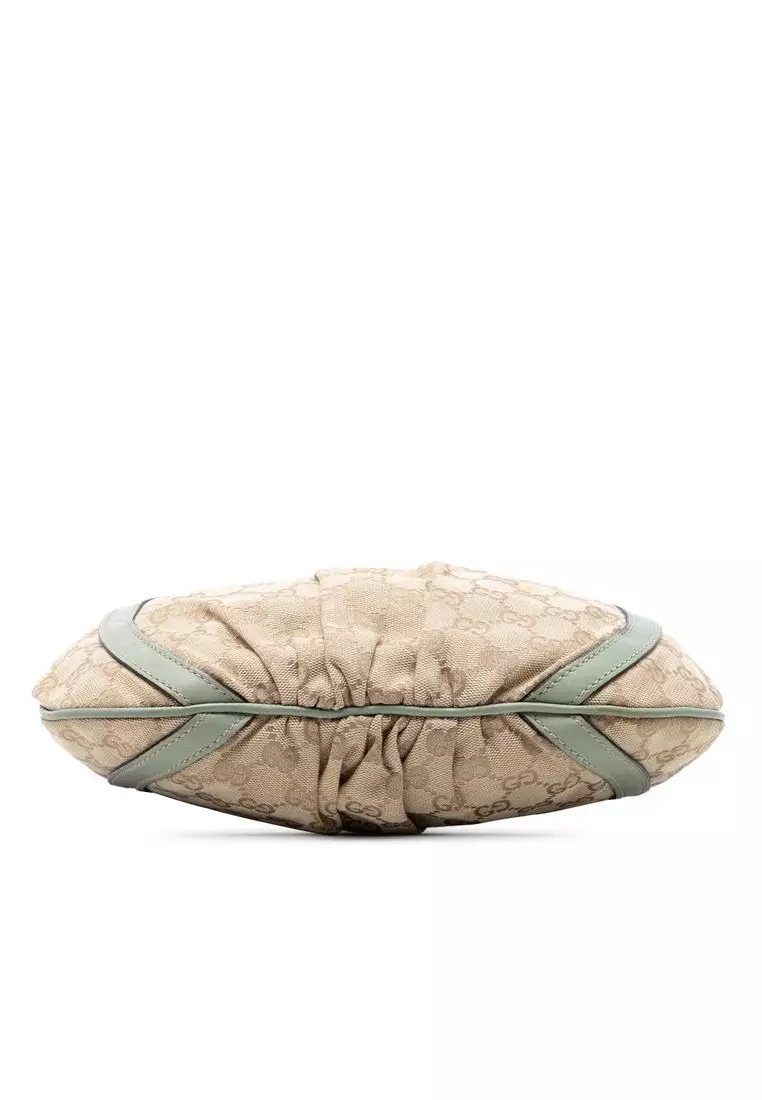 Pre-Loved Gucci Gg Canvas Abbey D Ring Crossbody